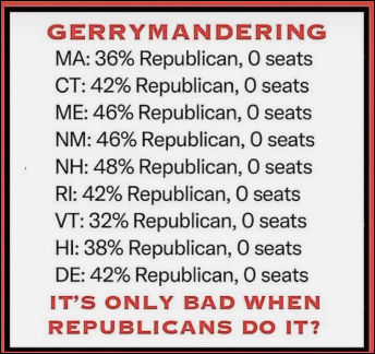 Wow. Gerrymandering really works!