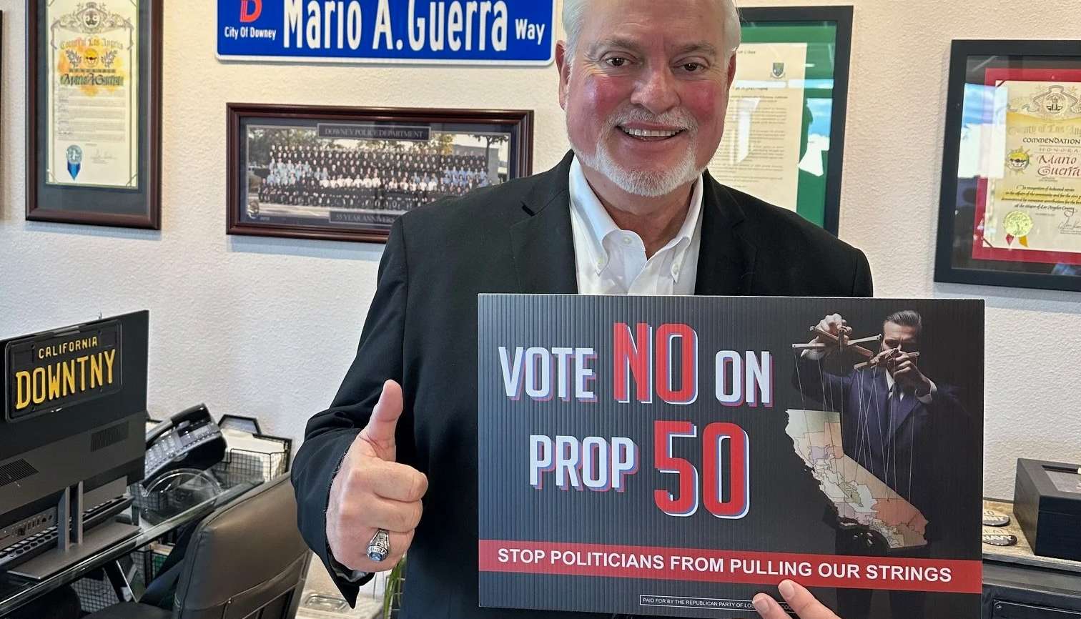 Stop the power grab. Vote no on Prop 50.