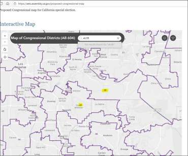 Congressional Maps after Prop 50 11-5-2025 vote.