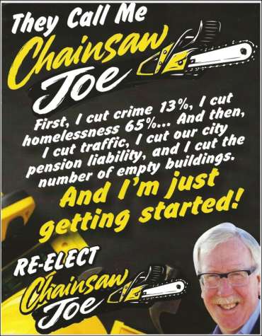 Vote Joe for Mayor