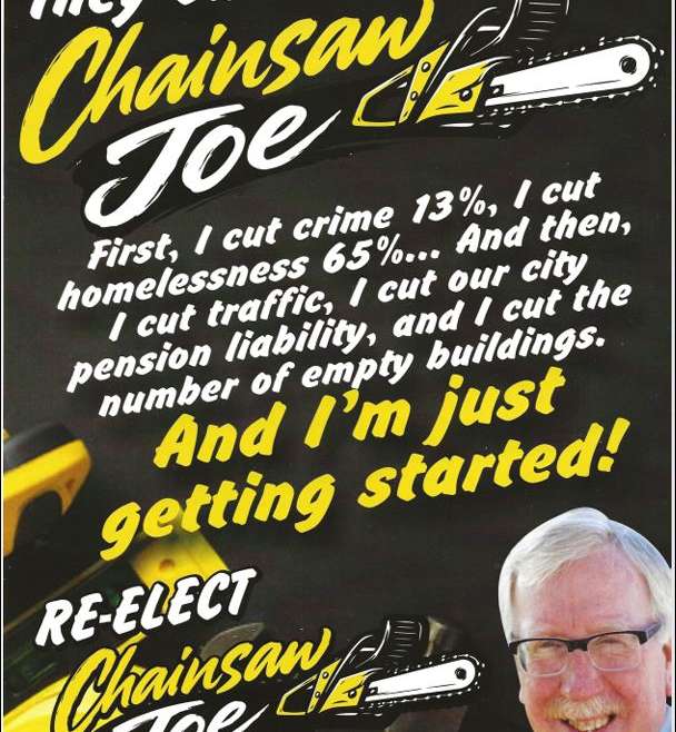 Vote Joe for Mayor