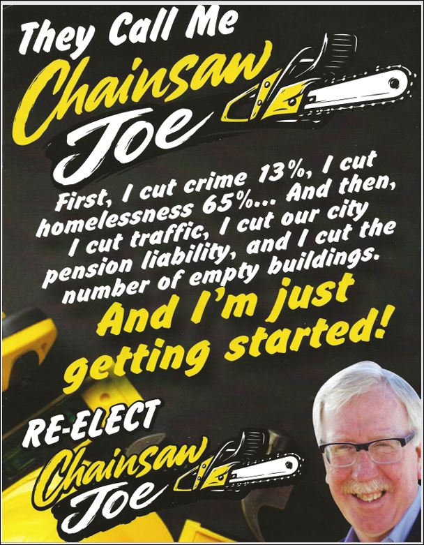 Vote Joe for Mayor