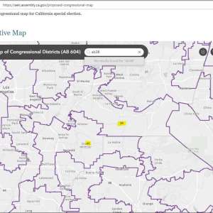 Congressional Maps after Prop 50 11-5-2025 vote.